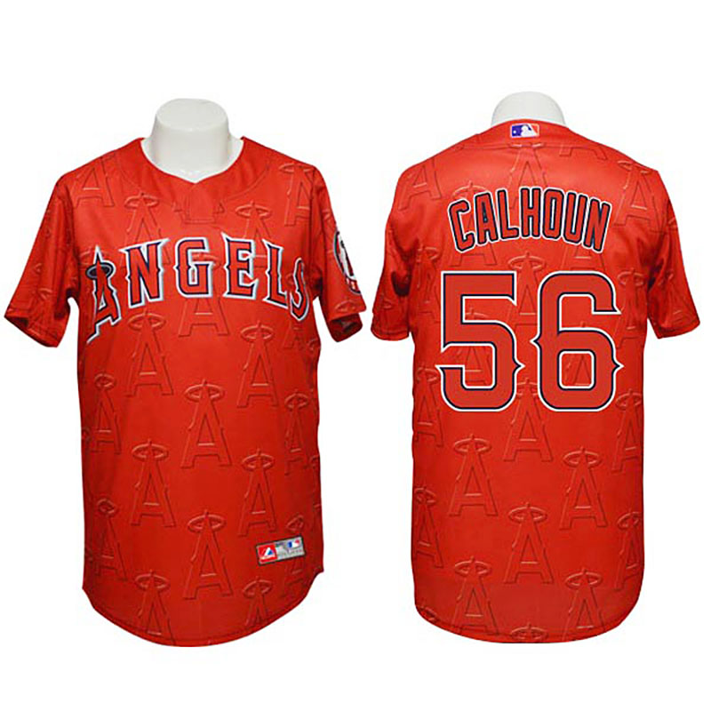 angels-kole-calhoun-3d-fashion-red-jersey