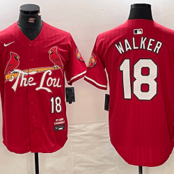 Louis Cardinals Jordan Walker Nike Red 2024 City Connect Limited Player Jersey