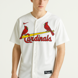 model Louis Cardinals Nike White Home Custom -2-2