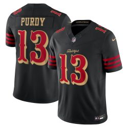 Men's Nike Brock Purdy Black San Francisco 49ers 2025 Rivalries Collection Limited Jersey